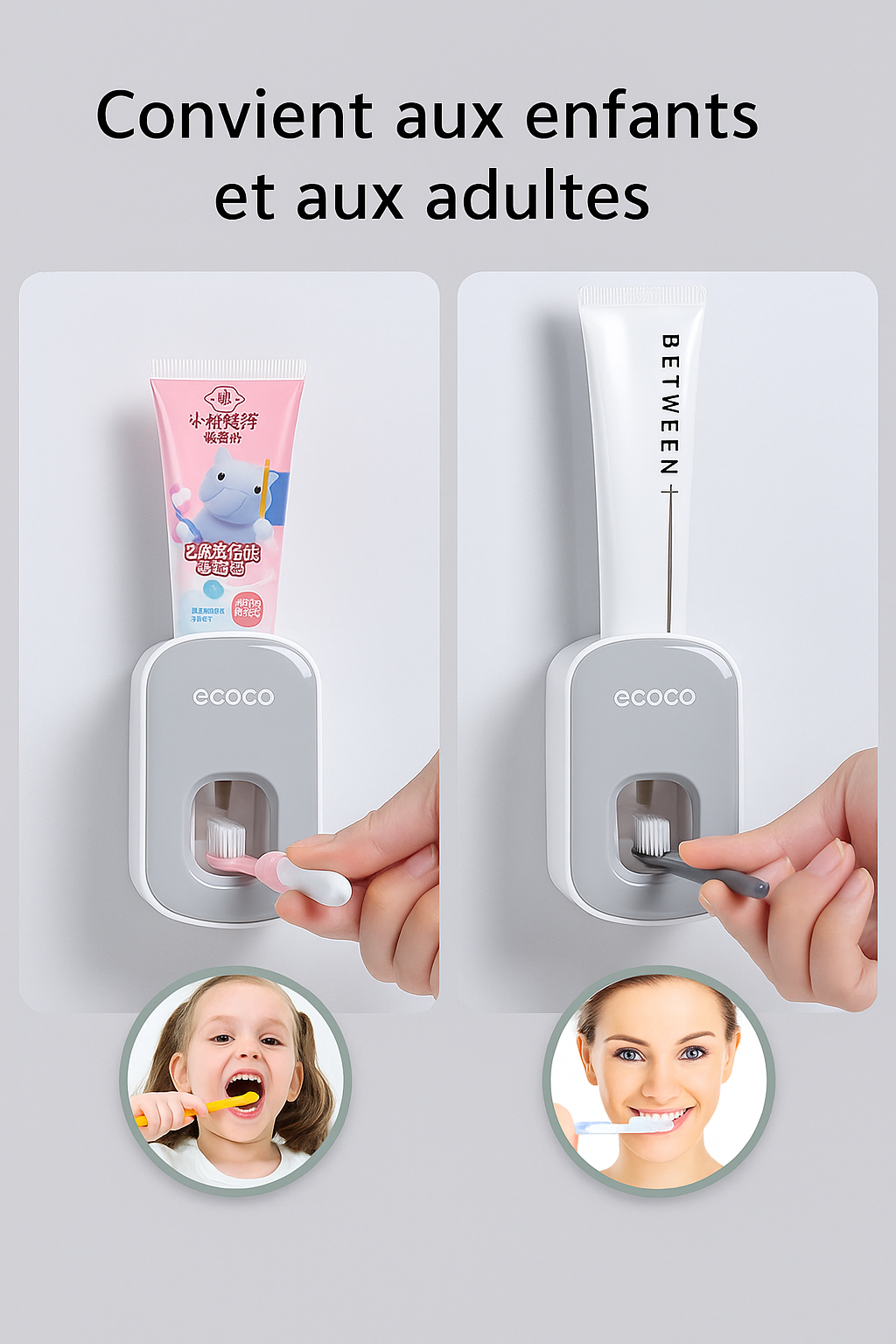 Fini le dentifrice partout ! Adoptez Distribrosse, le distributeur mural pratique