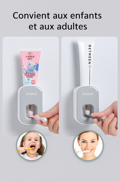 Fini le dentifrice partout ! Adoptez Distribrosse, le distributeur mural pratique