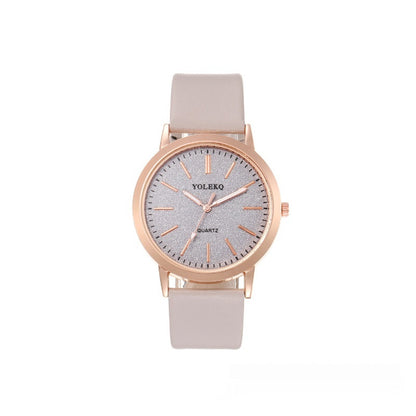 Watch Student Party Women's Watch Korean Style Alloy Pu Strap