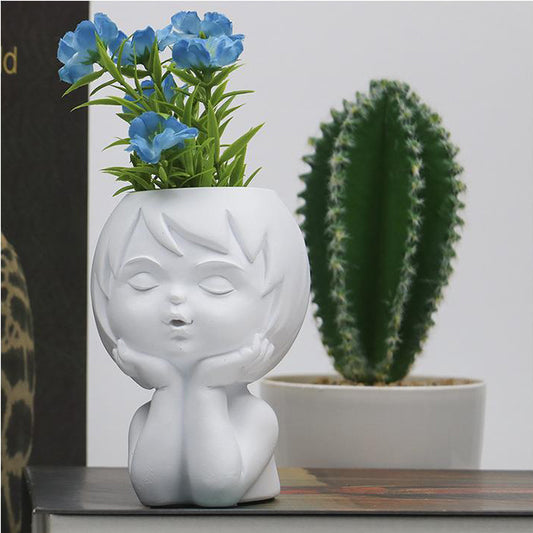 Succulente en Pot Moderne