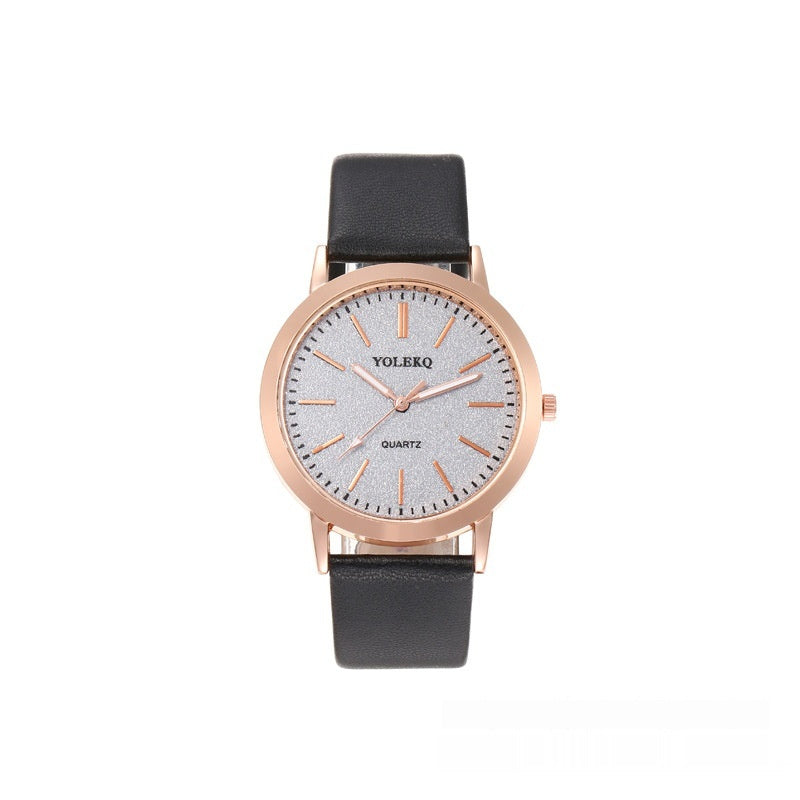 Watch Student Party Women's Watch Korean Style Alloy Pu Strap