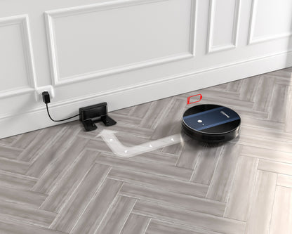 Aspirateur Connecté Ultra-Fin – G6+ avec Recharge Auto & Wi-Fi