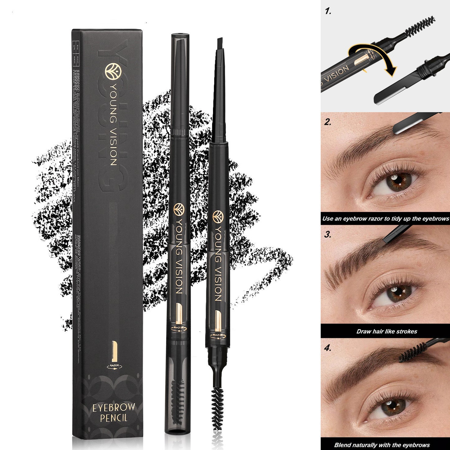 Crayon Sourcils 3-en-1 Waterproof