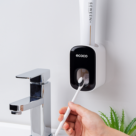 Fini le dentifrice partout ! Adoptez Distribrosse, le distributeur mural pratique