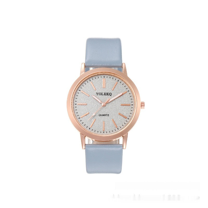 Watch Student Party Women's Watch Korean Style Alloy Pu Strap