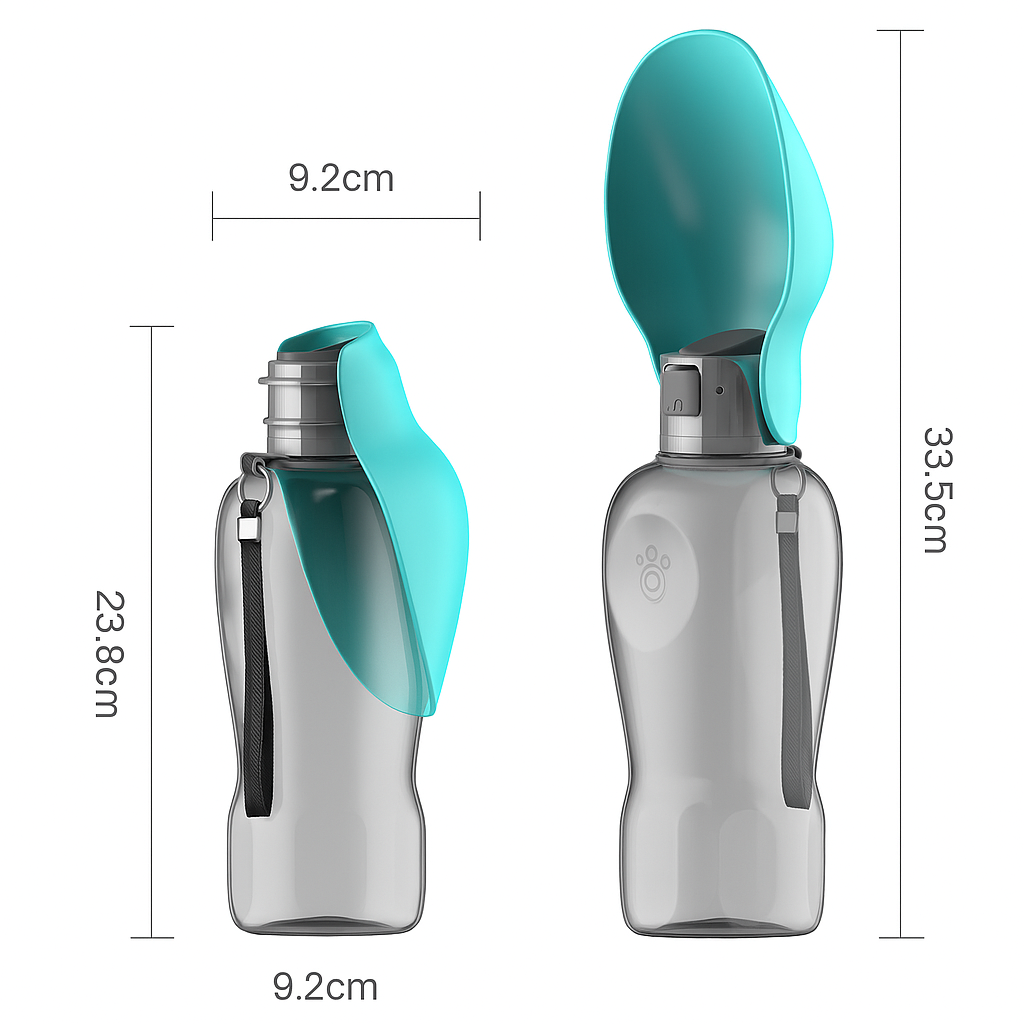 Gourde Toutou Express – La gourde idéale pour hydrater votre chien en balade !
