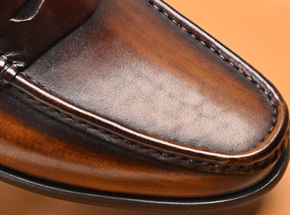 Men's Fashion Breathable Casual Leather Shoes