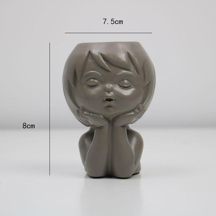 Succulente en Pot Moderne