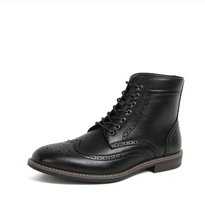Autumn And Winter New Retro High-top Men's Work Ankle Boots