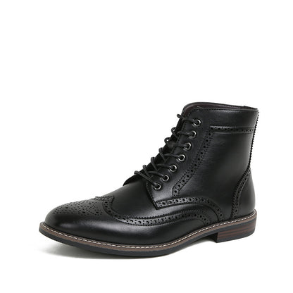 Autumn And Winter New Retro High-top Men's Work Ankle Boots
