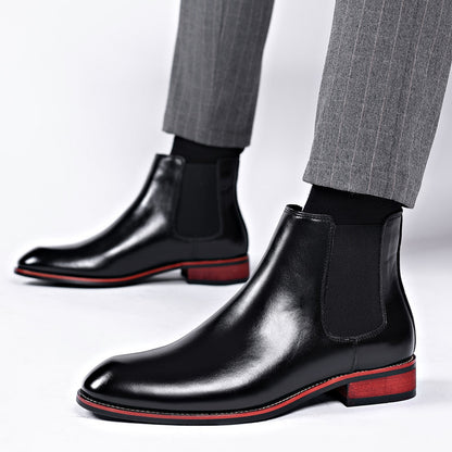 Chelsea Boots Men's Autumn Breathable Pointed Toe