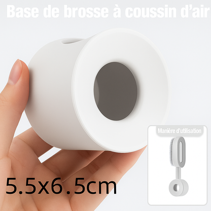 Brosse Éclat Auto-Nettoyante – Démêlez, Massez et Brillez en Un Clic !