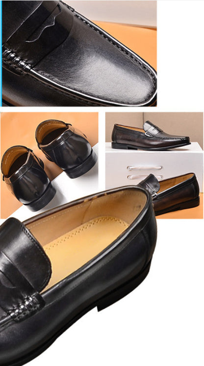 Men's Fashion Breathable Casual Leather Shoes