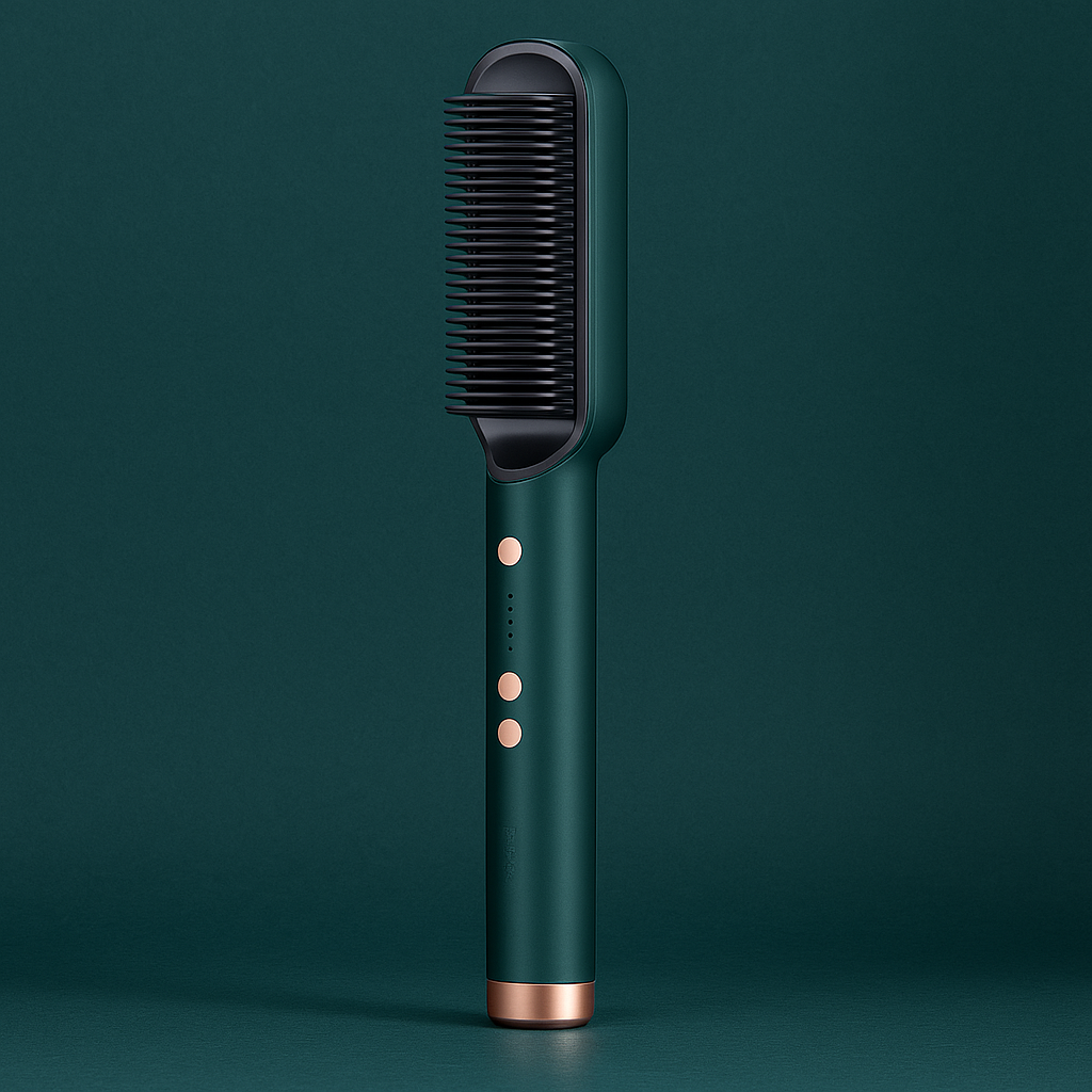 LisseCurl Ionique – Brosse 2-en-1 Lissante & Bouclante