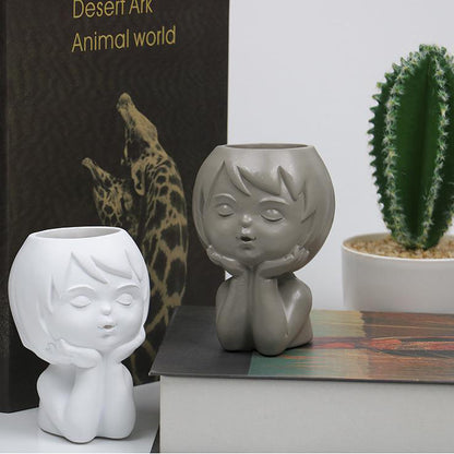 Succulente en Pot Moderne